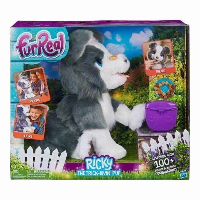 FurReal Friends Ricky the Trick-Lovin' Interactive Plush Pet Dog