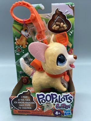 furReal Poop-A-Lots Corgi interactive walking plush puppy toy with leash realistic pet care for kids